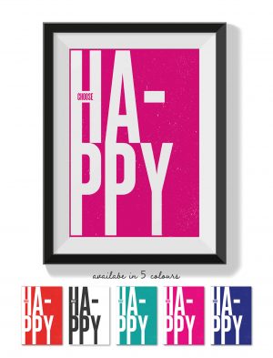 Printable Wall Art Choose Happy Collette and Co 2