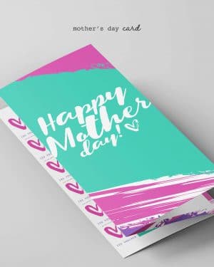 Mothers Day Card Editable Printable Collette and Co 1