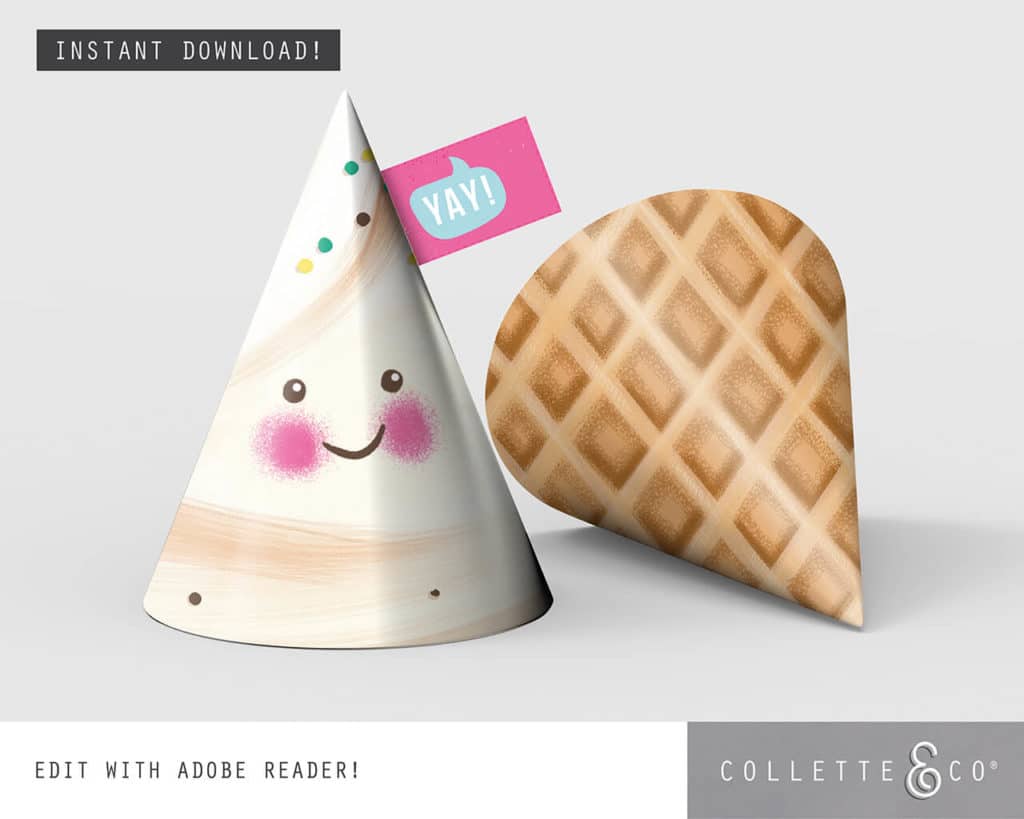 Ice Cream Virtual Party Pack Collette & Co®